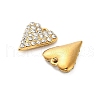 304 Stainless Steel Crystal Rhinestone Pendant STAS-U047-21G-2