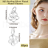 Beebeecraft 40Pcs Rack Plating Alloy Charms FIND-BBC0003-41S-2