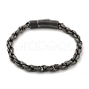 304 Stainless Steel Rope Chains Bracelets for Women Men BJEW-A031-04F-AS-2