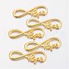 Tibetan Style Alloy Infinity with Hope Links connectors TIBE-S230-G-FF-1