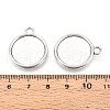 Tibetan Style Alloy Pendants Cabochon Settings PALLOY-N178-12AS-D-3