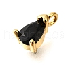 Brass Micro Pave Cubic Zirconia Pendants KK-D356-08H-G-2