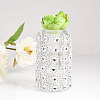 6 Rows Plastic Diamond Mesh Wrap Roll Rhinestone Crystal Ribbon Cake Wedding Decoration OCOR-WH0030-03-7
