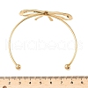 Bowknot 304 Stainless Steel Cuff Bangles BJEW-S171-01A-G-3