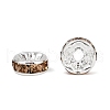 Brass Grade A Rhinestone Spacer Beads RB-A014-Z8mm-14S-3