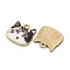 Alloy Enamel Pendants ENAM-V002-04G-02-2