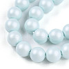 Baking Painted Pearlized Glass Pearl Bead Strands HY-N002-5mm-B01-4