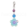 201 Stainless Steel Filigree Pendant Decorations HJEW-JM02503-4
