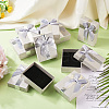 Rectangle Paper Jewelry Gift Boxes with Bowknot CON-TAC0010-89B-16
