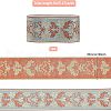 Ethnic style Embroidery Polyester Ribbons OCOR-WH0079-25C-2