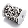 Tarnish Resistant 304 Stainless Steel Cuban Link Chain STAS-B019-02C-P-4