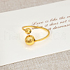 Elegant Hollowed-out Brass Cuff Rings for Women PJ0822-2-1