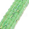 Baking Painted Glass Beads Strands DGLA-D001-03A-1