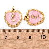 304 Stainless Steel Enamel Pendants STAS-U061-51G-02B-3