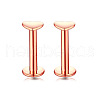Heart Stainless Steel Internally Threaded Labrets WG955BE-10-1