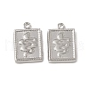 Non-Tarnish 201 Stainless Steel Pendants STAS-J401-VC748-2