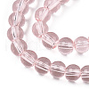 Transparent Glass Beads Strands GLAA-T032-T4mm-10-2
