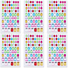 Transparent Acrylic Rhinestone Stickers DIY-WH0021-22B-1