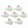 Alloy Enamel Pendants ENAM-N048-007A-1