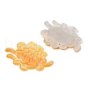 Natural Yellow Shell Carved Cabochons SSHEL-C012-24B-2