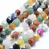 Natural Mixed Gemstone Beads Strands G-F523-25-8mm-1