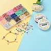 2600Pcs Disc/Flat Round Polymer Clay Beads DIY-YW0003-03-10