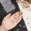 Beebeecraft 20Pcs 201 Stainless Steel Snap Clasps STAS-BBC0005-88B-3