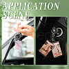 SOFPLATE 50Pcs Acrylic Photo Frame Keychain ZXFQ-SP0001-01-5