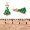 Ion Plating(IP) 304 Stainless Steel Enamel Pendant Rhinestones Setting STAS-R138-03G-3