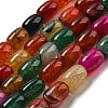 Natural Dragon Veins Agate Beads Strands G-A223-D11-01-2