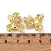 Brass Micro Pave Cubic Zirconia Pendants KK-P308-19G-3