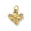 304 Stainless Steel Rhinestone Pendants STAS-E550-32G-1