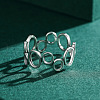 Oval Ring 925 Sterling Silver Finger Rings for Women FS-WGC6322-04-1