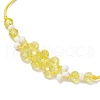 Electroplate Glass Beaded Braided Bead Bracelets BJEW-MZ00183-05-4