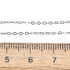 Anti-Tarnish Rhodium Plated Sterling Silver Necklaces X-STER-M034-32A-4