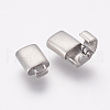 Tarnish Resistant 304 Stainless Steel Fold Over Clasps STAS-K145-30P-3