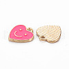 Alloy Enamel Charms X-ENAM-T016-12A-RS-3