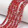 Electroplate Glass Beads Strands EGLA-A034-T4mm-K12-1
