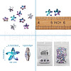 K9 Glass Rhinestone Charms X-GLAA-TA001-006-10