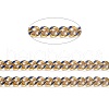 Golden Brass Enamel Curb Chain CHC-H103-07C-G-2