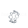 Oval Ring 925 Sterling Silver Finger Rings for Women FS-WGC6322-05-3