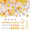 Transparent & Opaque Acrylic Bead OACR-TAC0002-08A-1