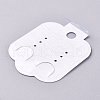 Plastic Jewelry Display Cards DIY-K032-09-2