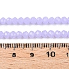 Imitation Jade Glass Beads Strands X-GLAA-T023-4mm-C01-4