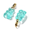 Bear Resin Pendant Decorations STAS-M092-01G-10-2