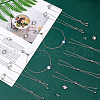 20Pcs 304 Stainless Steel Slider Cable Chain Slider Bracelet Makings DIY-DC00001-4