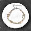 304 Stainless Steel Satellite Chains Bracelets BJEW-Z106-02A-1
