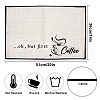 Coffee Theme Diablement Fort Cup Mats AJEW-WH0201-002-2