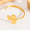 Elegant 304 Stainless Steel Cuff Bangles for Women KV9990-2
