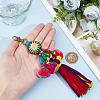 Bohemian Polyester Pendant Decorations HJEW-WH20010-01A-3